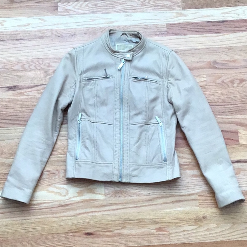 Authentic Michael Kors Leather Jacket Size S